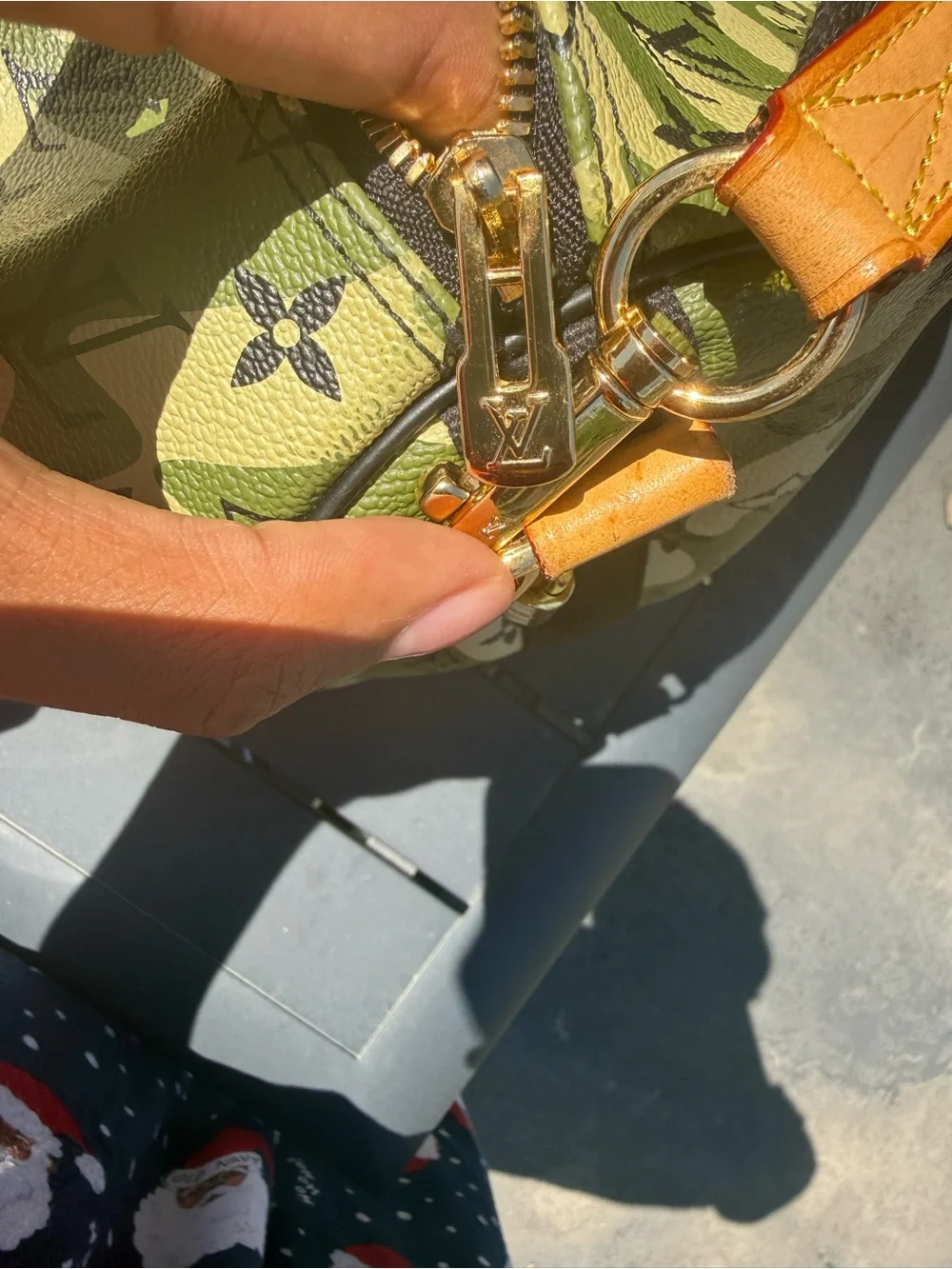 Louis Vuitton Takashi Murakami Camo Duffle